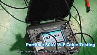 80kV VLF Hipot Tester حل اختبار الكابلات المدمجة